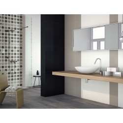ΠΛΑΚΑΚΙ PARIS 7501 NEGRO RELIEVE PORCELANITE DOS 25X75 ΠΛΑΚΑΚΙ PARIS 7501 NEGRO RELIEVE PORCELANITE DOS 25X75